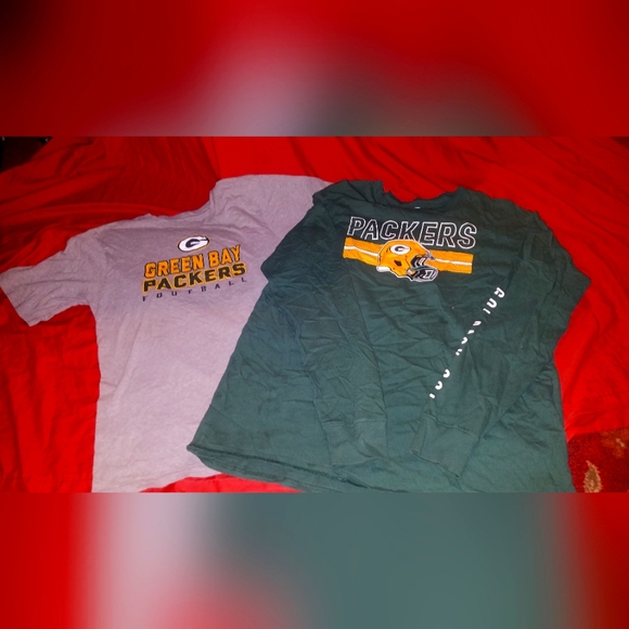 Boys size XL Green Bay Packers short sleeve and long sleeved shirts! - Picture 1 of 1